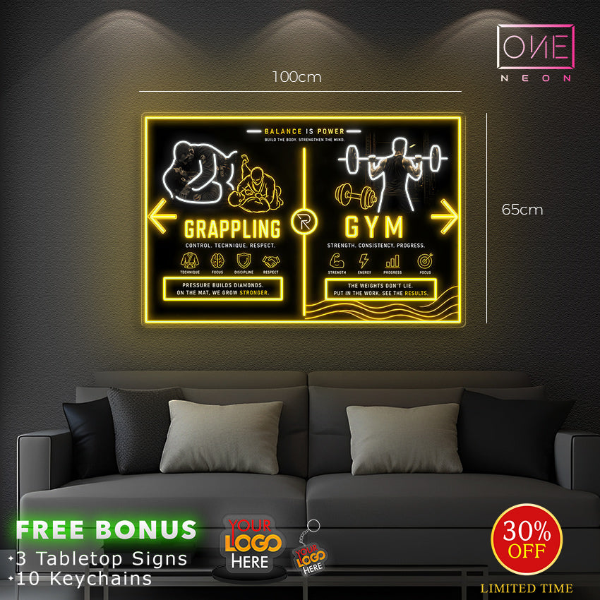 GYM + BAR + BOXING | LED Neon Sign (3 signs)