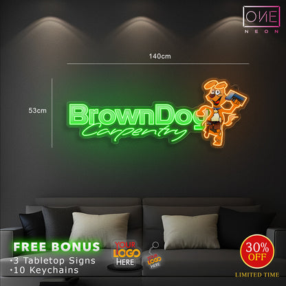 Browndog carpentry | LED Neon Sign
