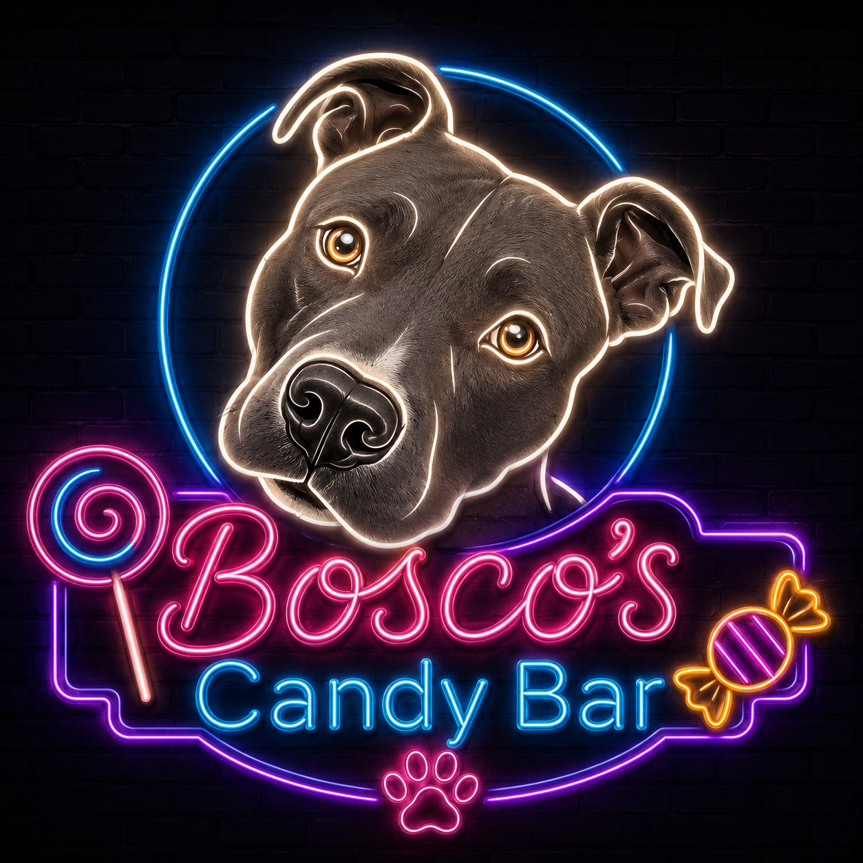 Bosco's candy bar | LED Neon Sign
