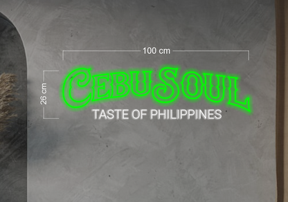 Cebu Soul taste of Philippines ( 2 signs) | LED Neon Sign