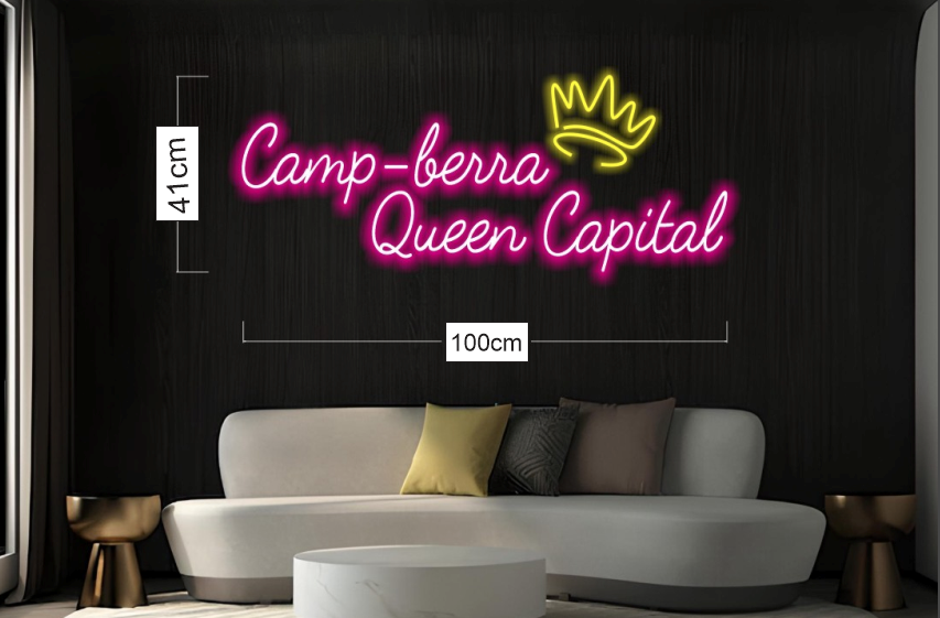 CAMPBERRA QUEEN CAPITAL | LED Neon Sign (2 signs)