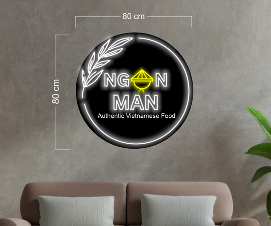 Enseigne au néon LED personnalisée pour entreprise 