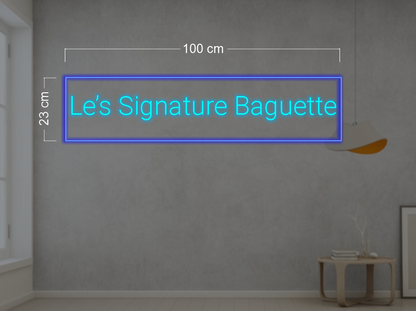 Lahaina Banhmy&pie + le's signature baguette ( 2 signs) | LED Neon Sign