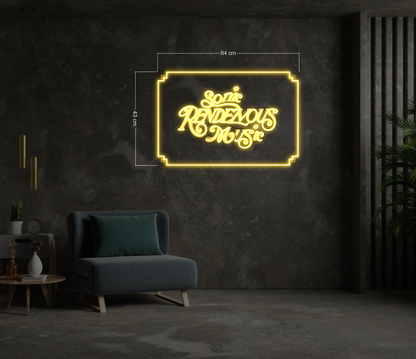 Barber + Sonic | LED Neon Sign (2 signs)