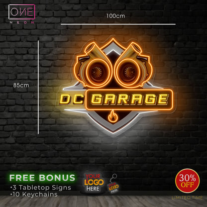 DC GARAGE + GTR + R8 | LED Neon Sign (3 signs)