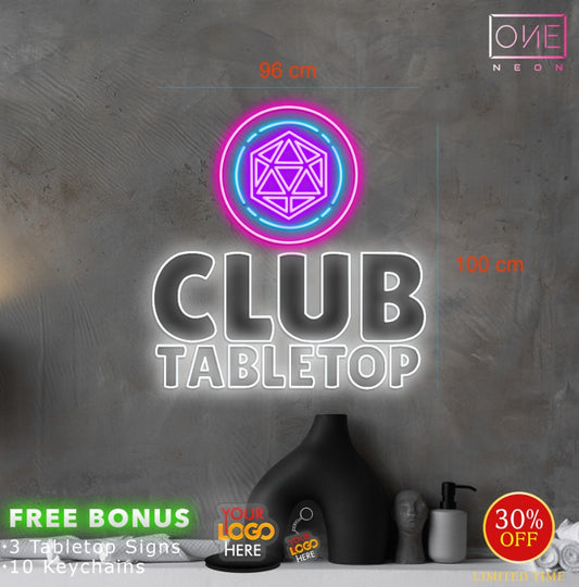 CLUB TABLETOP | LED Neon Sign