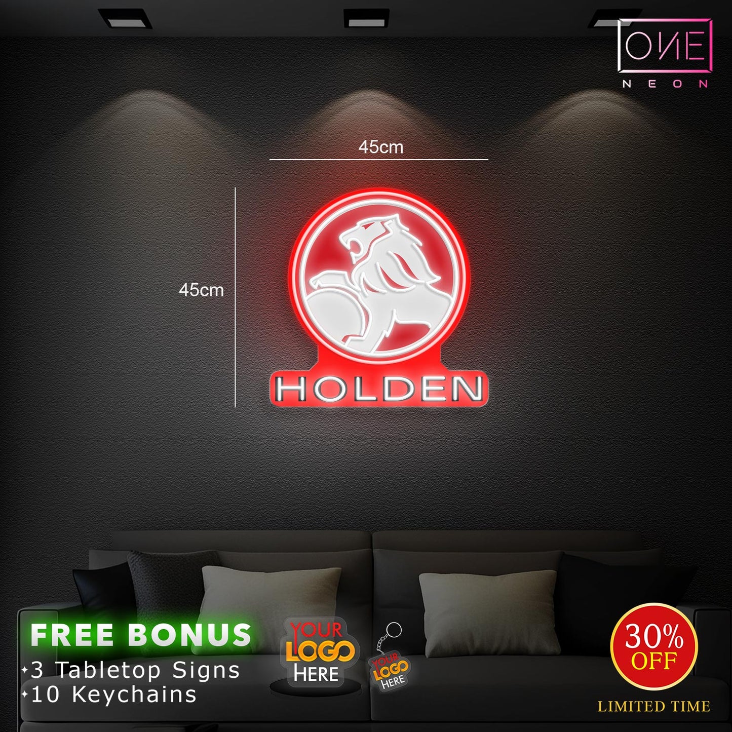Enseigne au néon LED personnalisée pour entreprise 