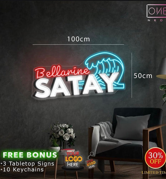 SATAY  | LED Neon Sign (waterproof option)