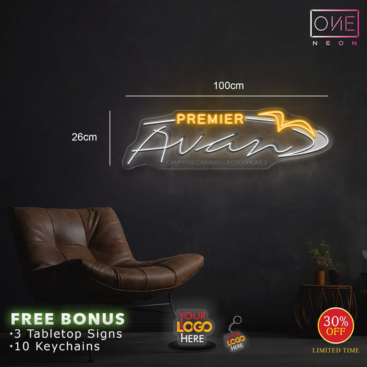 Enseigne au néon LED personnalisée pour entreprise 