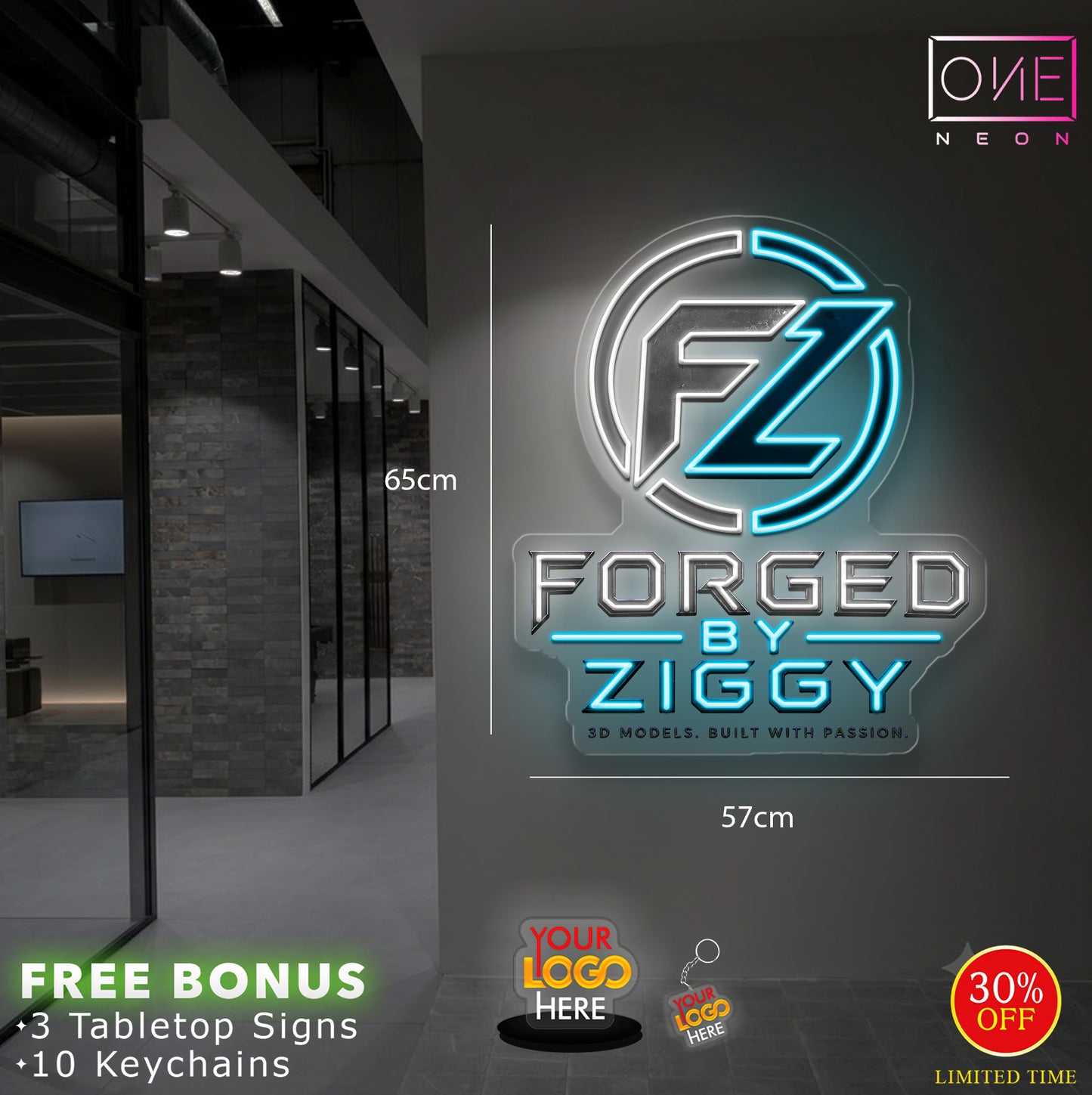 FZ logo | LED Neon Sign