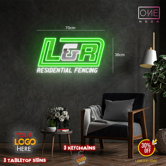 L & R | LED Neon Sign