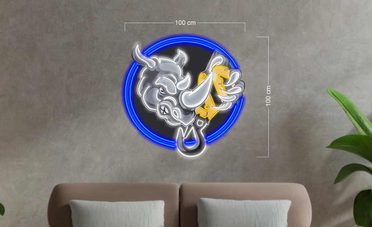 Enseigne au néon LED personnalisée pour entreprise 