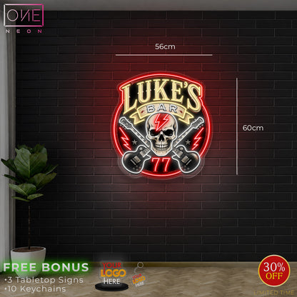 LUKE'S BAR | LED Neon Sign