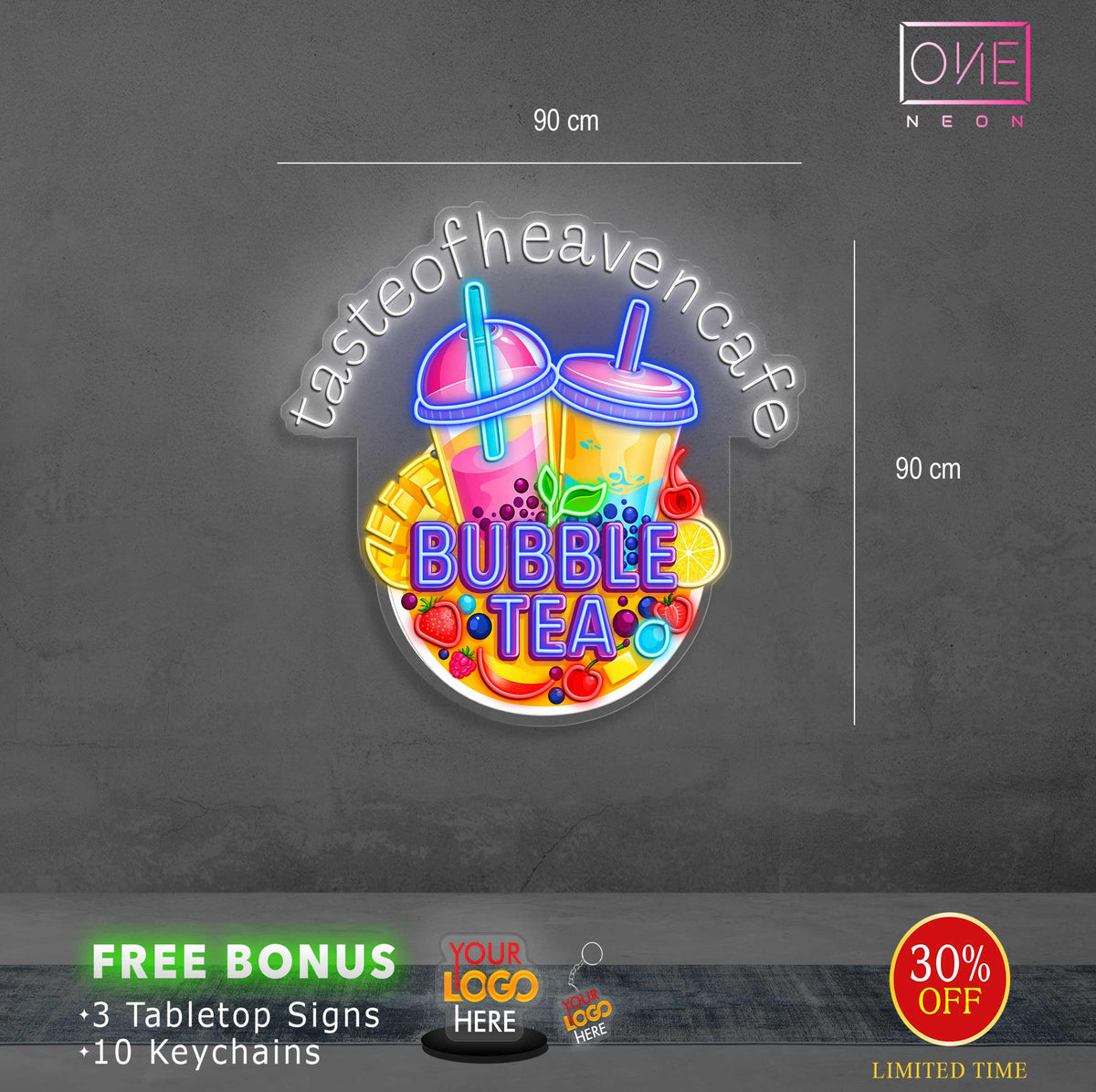 BUBBLE TEA | LED Neon Sign