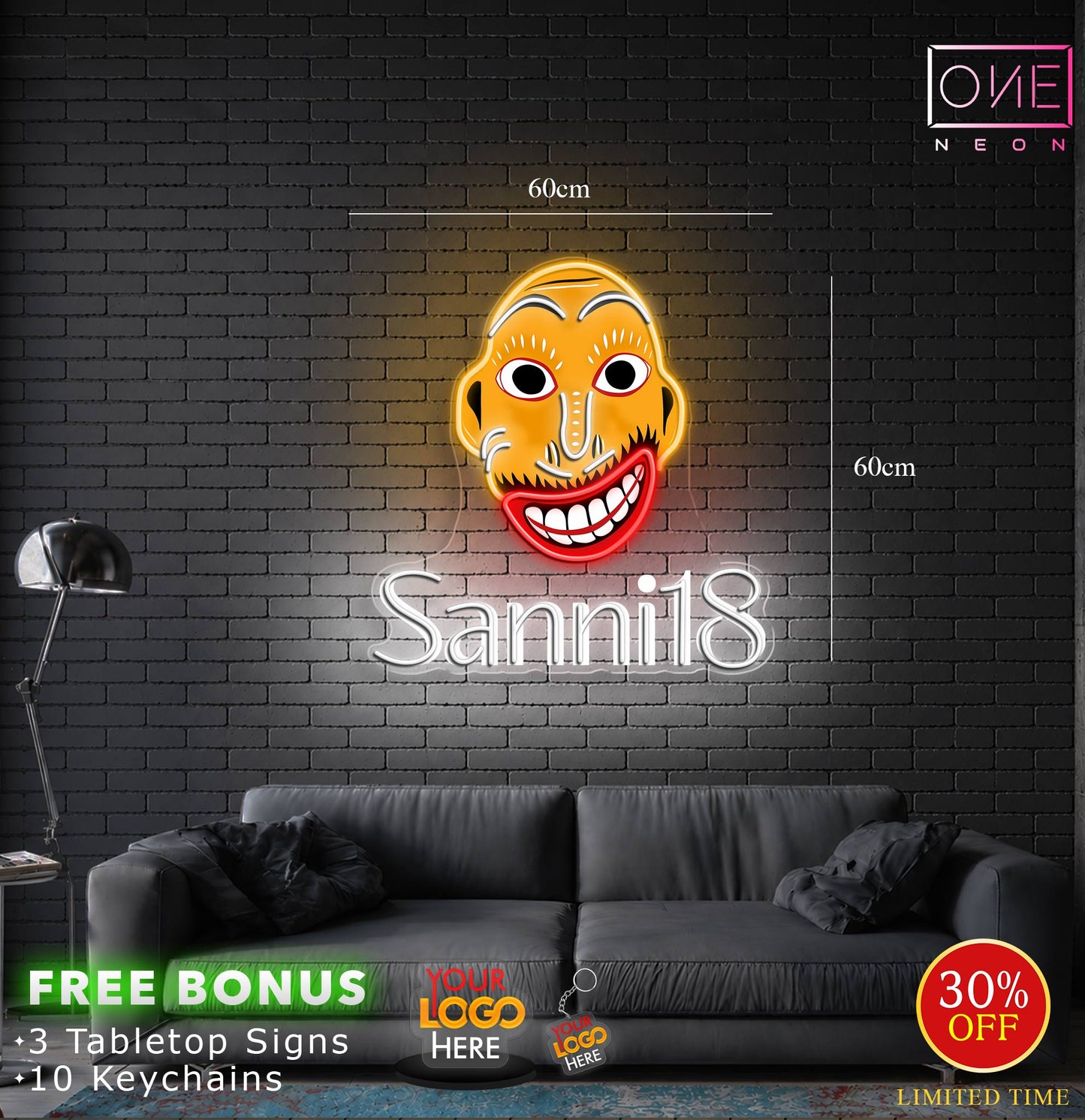SANNI18 | LED Neon Sign (2 signs)