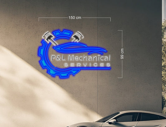 Enseigne au néon LED personnalisée pour entreprise 