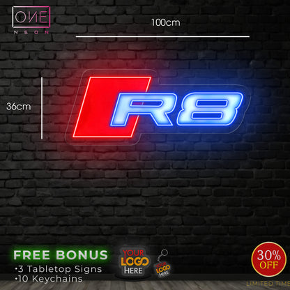 DC GARAGE + GTR + R8 | LED Neon Sign (3 signs)