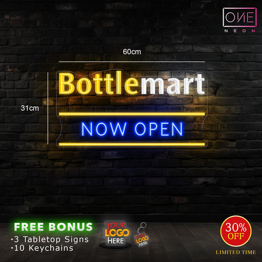 Bottle mart | LED Neon Sign