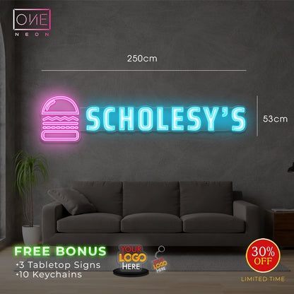 SCHOLESY'S | LED Neon Sign (2 SIGNS)
