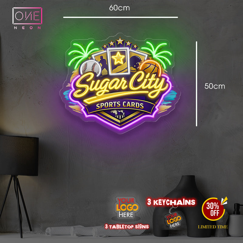 Sealed wax+ sweet single x2 + The sweet spot+ the shocase+ Sugar city ( 6 signs)| LED Neon Sign