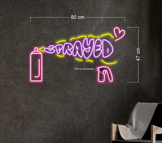 SPRAY| LED Neon Sign
