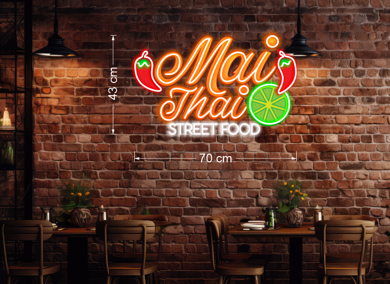 Mai Thai Food Truck| LED Neon Sign