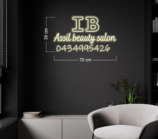 Enseigne au néon LED personnalisée pour entreprise 