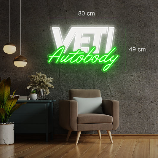 VETI Autobody | LED Neon Sign