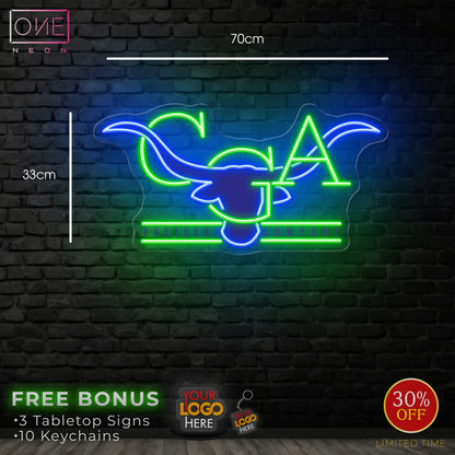 CGA logo (2 signs)  | LED Neon Sign