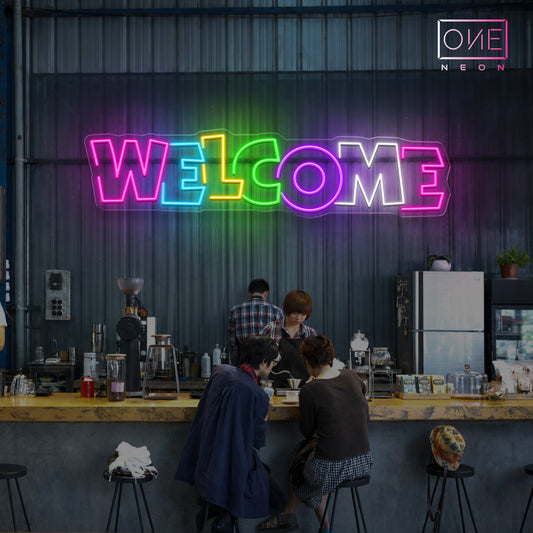 Welcome LED Neon Sign