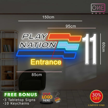 Enseigne au néon LED personnalisée pour entreprise 