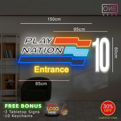Enseigne au néon LED personnalisée pour entreprise 