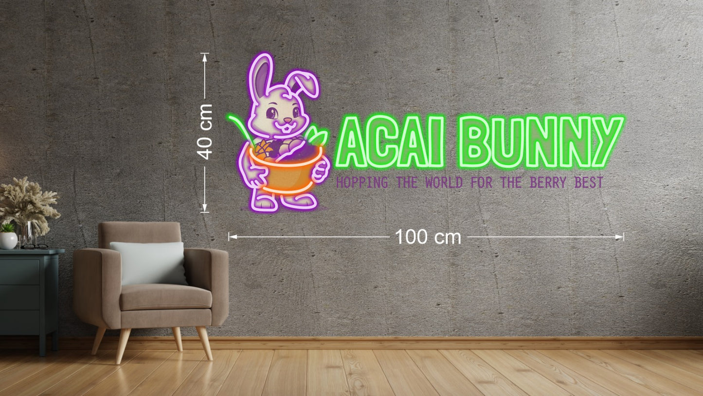 ACAI BUNNY | LED Neon Sign