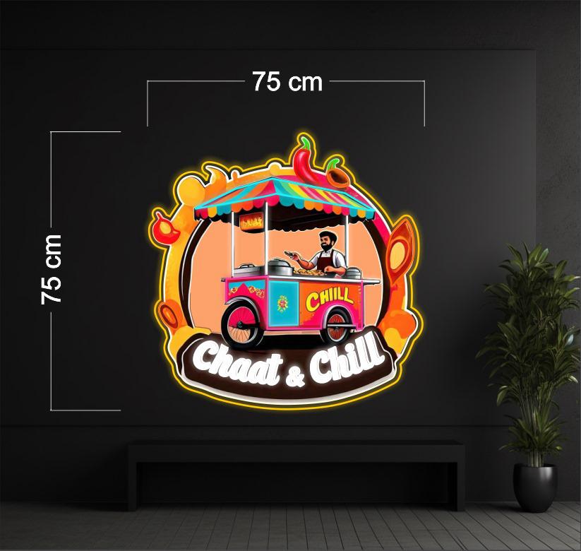 Chaat & Chill| LED Neon Sign