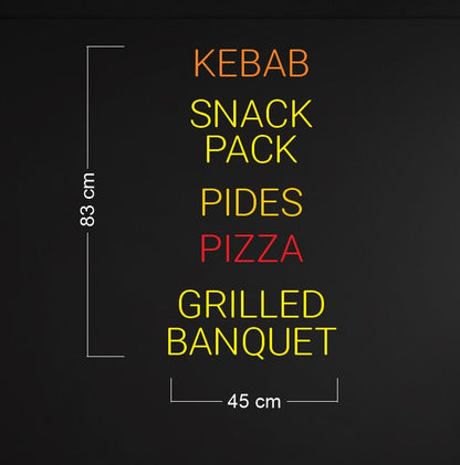 STAR KEBAB | LED Neon Sign (2 signs)