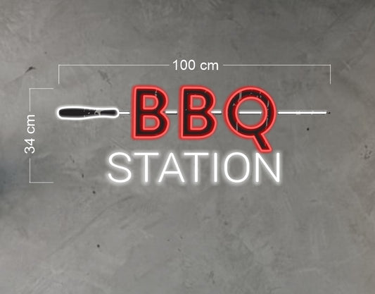 BBQ Station | LED Neon Sign