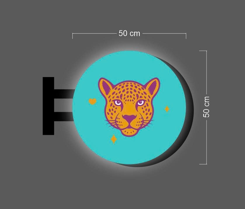 Lion logo | Illuminated Blade sign
