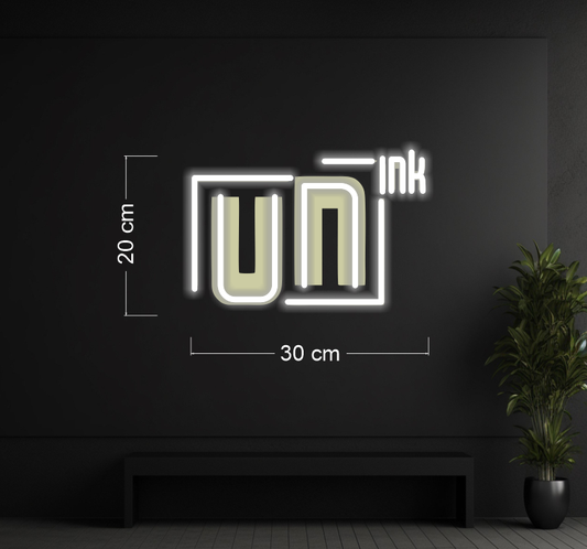 UNDER STAIRS INK + UN  | LED Neon Sign (2 SIGNS)