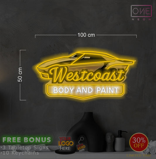 Westcoast body and paint | LED Neon Sign