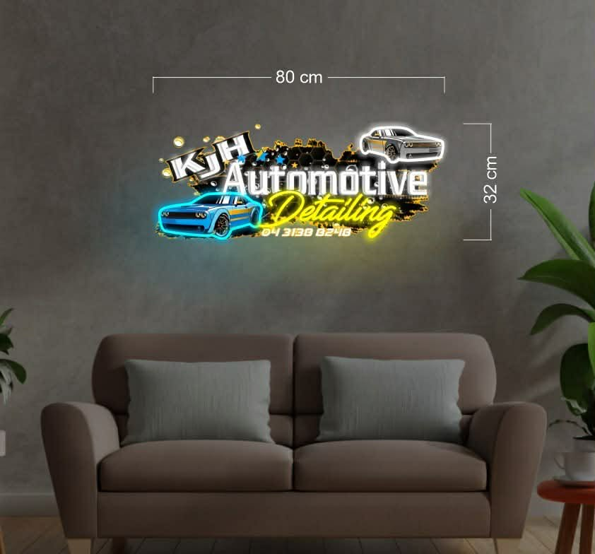 AUSSIE CUSTOM + KJH | LED Neon Sign (2 signs)