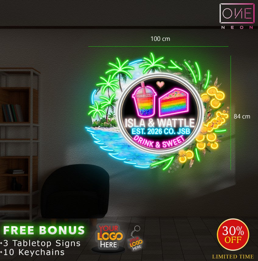 ISLA & WATTLE | LED Neon Sign