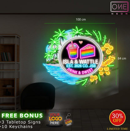 ISLA & WATTLE | LED Neon Sign