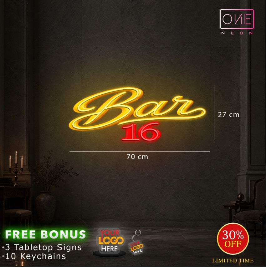 Bar 16 | LED Neon Sign