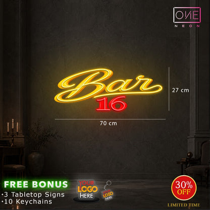 Bar 16 | LED Neon Sign