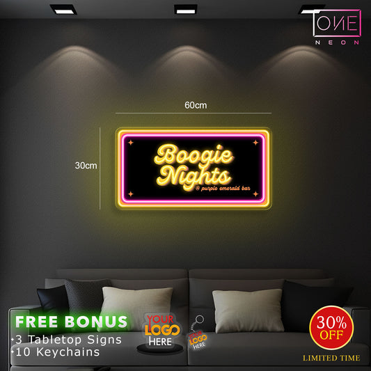 Boogie Nights | LED Neon Sign