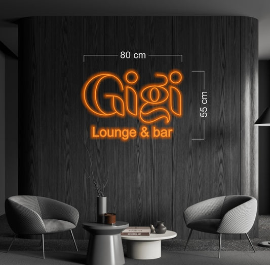 GiGi Lounge and Bar | LED Neon Sign