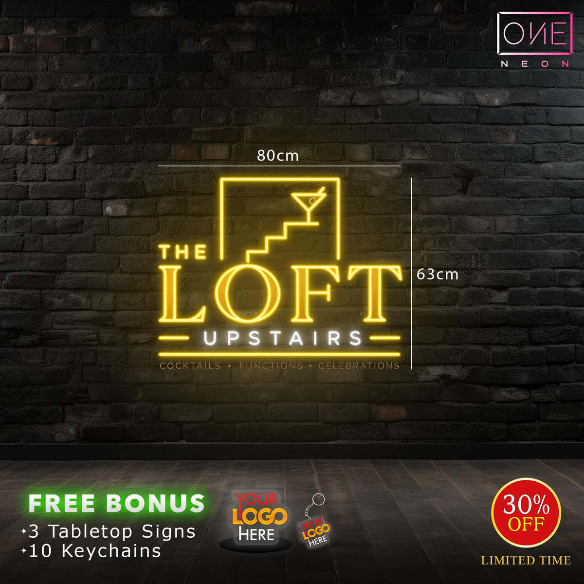THE LOFT UPSTAIRS | LED Neon Sign