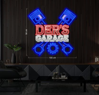 DER'S GARAGE | LED Neon Sign