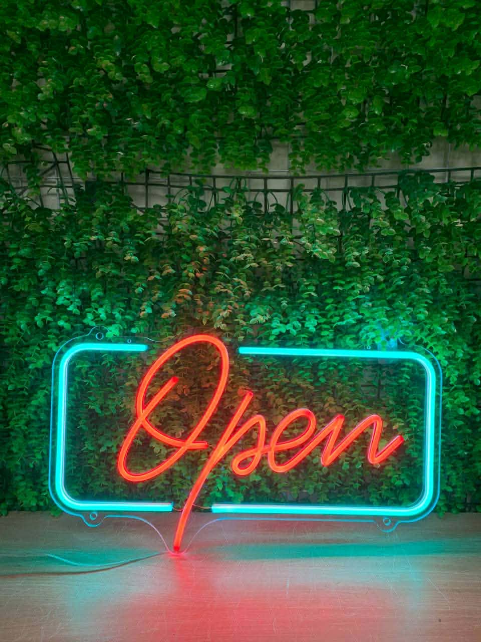 Thai food + open| LED Neon Sign (2 signs)