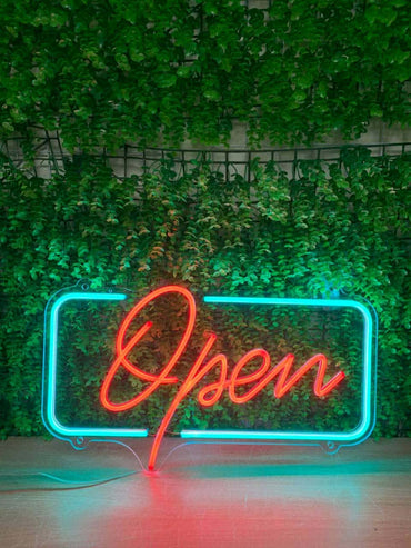 Thai food + open| LED Neon Sign (2 signs)